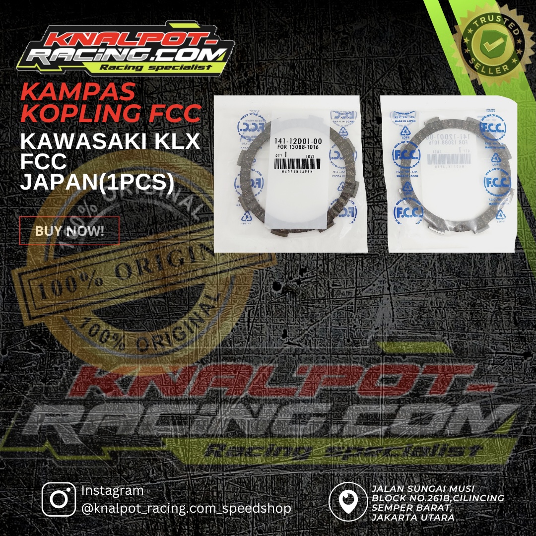 KAMPAS KOPLING KAWASAKI KLX FCC JAPAN(1PCS)